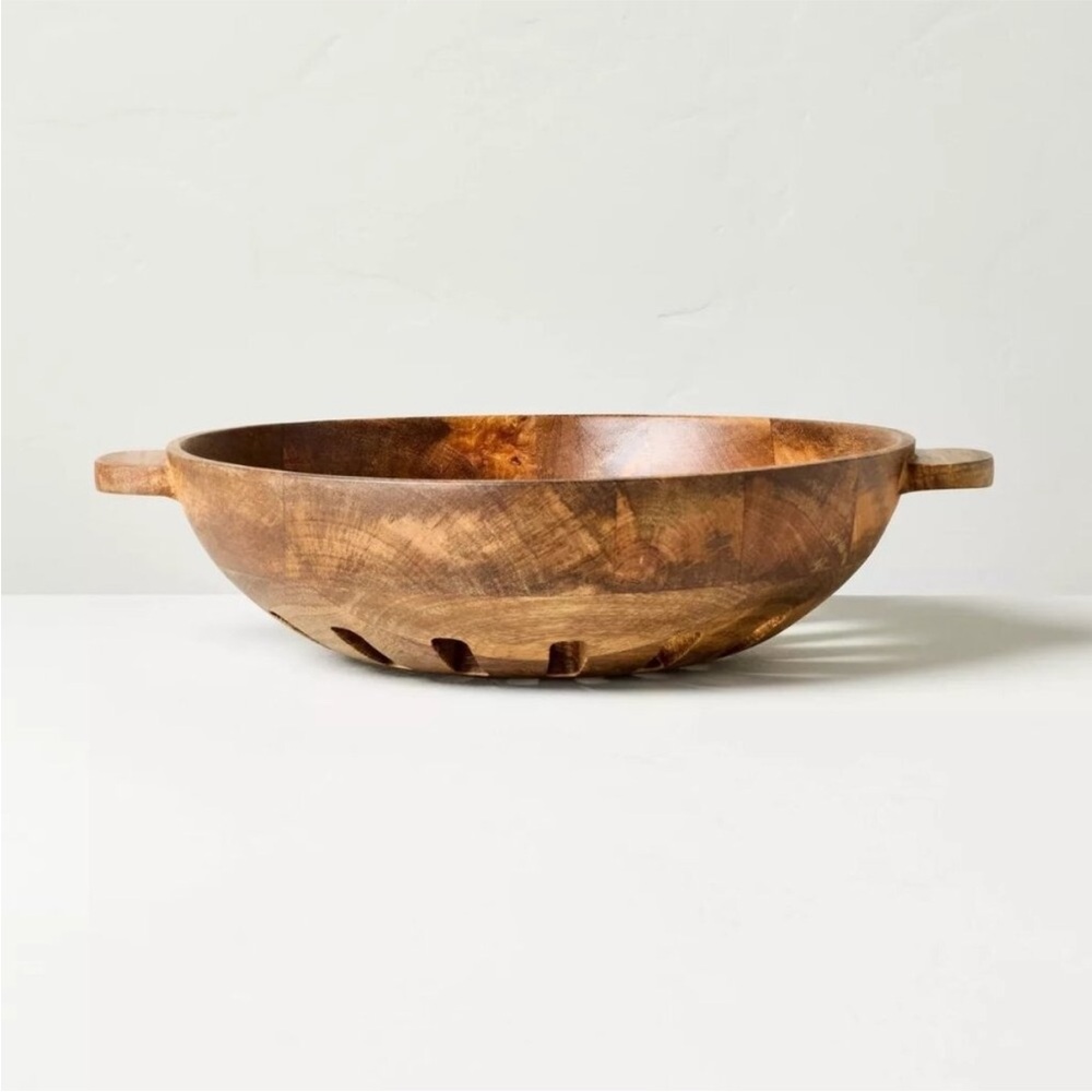 42oz Wooden‎ Harvest Bowl with Handles
12" - Hearth & Hand Mango Wood